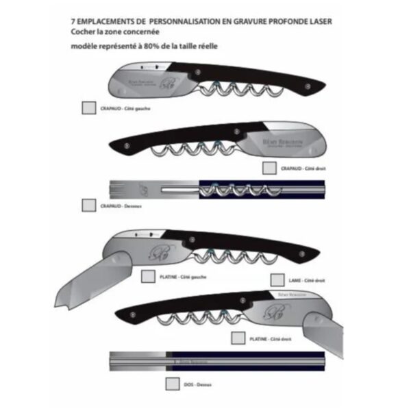 Sommelier personnalisé par gravure laser - Bertrand Aguesse 2